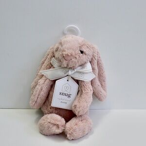 Snug Mauve Pink Bunny Plush Soft Baby Toy Stuffed Animal Lovey 12" Medium